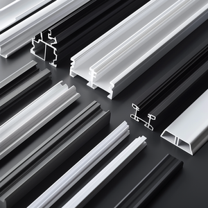 Tùy Chỉnh Hình Dạng <span class=keywords><strong>U</strong></span> Kênh Cáp Bìa <span class=keywords><strong>PVC</strong></span> Đùn Hồ Sơ Nhựa Ép Đùn <span class=keywords><strong>U</strong></span> Kênh Hồ Sơ Cửa Trượt Theo Dõi Hồ Sơ - Product Image 5