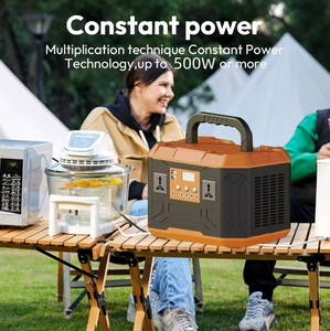 1200W Portable Power Station Large Capacity <b>Solar</b> <b>Generator</b> With Jump for Outdoor Camping Emergency Backup XRN-500 Power Station - Product Image 4
