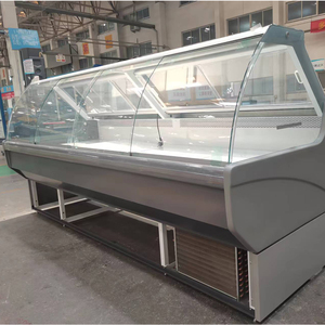 Refrigerador de carne de carnicería de una sola temperatura con luz LED Enfriador de exhibición de carne de enfriamiento directo para almacenamiento de pescado de carne fresca - Product Image 5