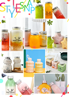 Gobelets en PET transparents réutilisables et jetables de haute qualité 350 ml 500 ml 650 ml Bouteille en plastique carrée pour boissons au thé à bulles à emporter