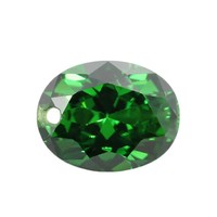 Pierres précieuses polies, colorées, en forme d'œuf, ovales, en zircone cubique synthétique, cabochon, pierres en vrac