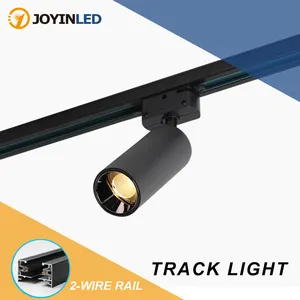 Modern 2 telli 7W/12W ray Spot lamba izleme LED fikstür 110V 220V COB nokta işıkları LED ray lambası iç mekan aydınlatması