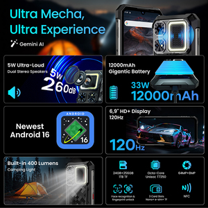 Téléphone robuste tout-terrain LAGENIO Rhino1 Pro résistant aux hautes températures pour utilisation dans le désert, camping en Europe, 12000 mAh, longue autonomie - Product Image 3