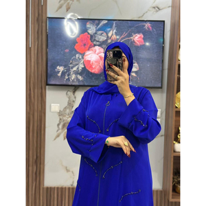 ผ้าเครปเนื้อนุ่มระบายอากาศได้ดี น้ำหนักเบา ตัดเย็บด้วยมืออย่างประณีต พร้อมลูกปัดระยิบระยับ ประดับด้วยหินอาเกต เหมาะสำหรับฤดูร้อนและฤดูใบไม้ร่วง สไตล์เรียบร้อย - Product Image 2