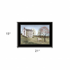 White House Farm 2 nero stampa da parete Art HMS primavera casa pezzo decorativo - Product Image 6