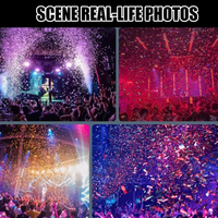 Canon lanceur de confettis CO2 pistolet à CO2 avec RGB pour scène de fête de mariage DJ Disco discothèque Machine à effet