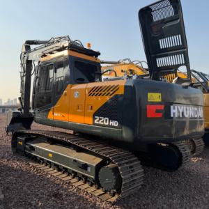 Vente flash : Excavatrices Hyundai 220HD d'occasion, haute qualité, machine de 22 tonnes, excavatrice Hyundai 220 225 d'occasion, machine de terrassement - Product Image 1