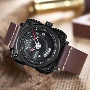 นาฬิกาข้อมือควอทซ์หนังแท้เรืองแสงสำหรับนักธุรกิจ CW-664นาฬิกาข้อมือกันน้ำสไตล์ญี่ปุ่น - Product Image 4