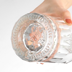 Chất lượng cao 250ml/500ml rõ ràng hình dạng núi lửa cao Flint Chai Thủy Tinh Thủy Tinh Stopper cho Vodka Brandy rượu vang Tequila năng lượng đồ uống - Product Image 5