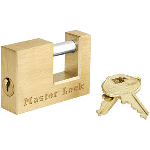 AMBITION Master Lock 605DAT <span class=keywords><strong>Manille</strong></span> 15/16 po de longueur x 7/16 po de largeur intérieure, 2 po de largeur du corps, serrure à coupleur en laiton massif - Product Image 6