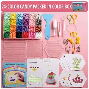 ปืนฉีดน้ำเจลใส 24 สี ของเล่น DIY เม็ดน้ำวิเศษสำหรับเด็ก ดินน้ำมันกรองได้ และสไลม์ ดินคริสตัล - Product Image 6