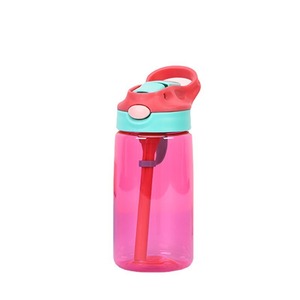 BPA Free 500ml trasparente bottiglia di acqua di plastica con paglia carino gigante scuola bevanda per i bambini per l'acqua bollente - Product Image 5