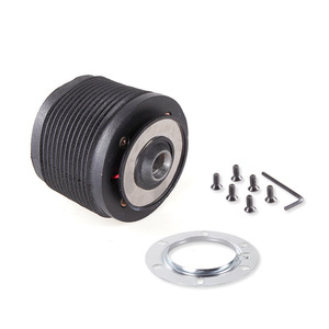 Adaptateur de volant Ford Mustang 79-04 en alliage d'aluminium noir pour mise à niveau et rénovation - Product Image 2