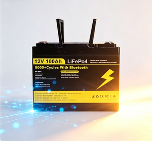 Batterie solaire rechargeable LiFePO4 12V 12.8V 24V 100ah 200ah Batterie lithium rechargeable 12v 100ah - Product Image 6