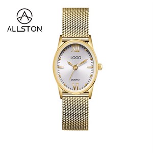 Orologio <span class=keywords><strong>da</strong></span> Polso <span class=keywords><strong>da</strong></span> <span class=keywords><strong>Donna</strong></span> con Bracciale Ellittico <span class=keywords><strong>di</strong></span> Lusso Leggero, Design <span class=keywords><strong>di</strong></span> Nicchia con Cerchio <span class=keywords><strong>di</strong></span> Diamanti in Oro Rosa, Stile Antico, Marchio Privato - Product Image 2