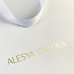 Private Label Perfume Jewelry Packaging <b>Gift</b> Paper <b>Bag</b> Custom White Earring Shopping Paper <b>Bag</b> with Your Own Logo - Product Image 3