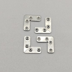 Soportes de Esquina de Aluminio 16x43mm, 5mm de Grosor, para Muebles, Puertas de Armario, Soporte de Herrajes - Product Image 2