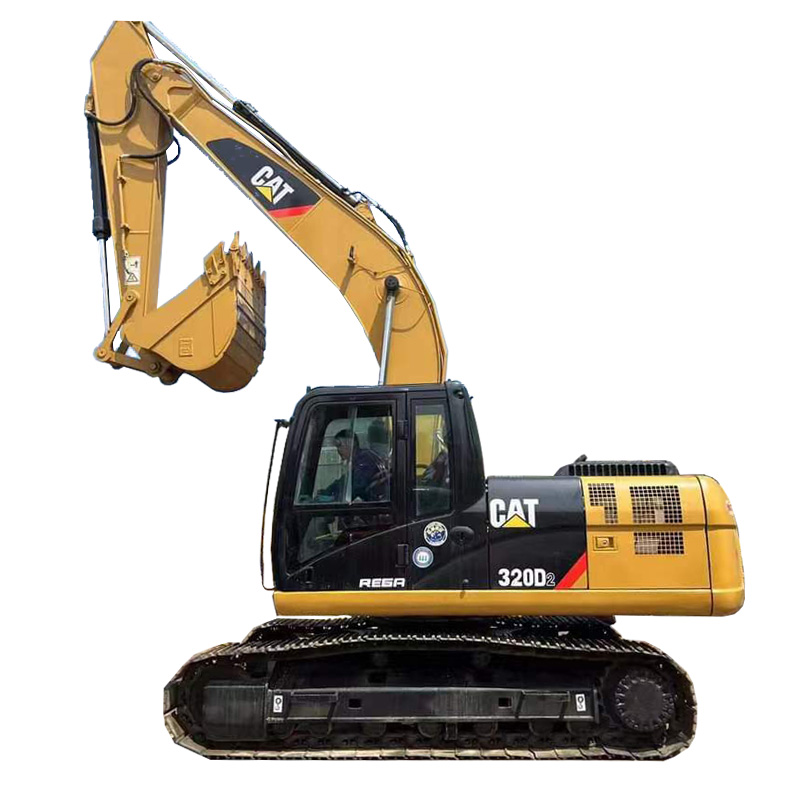 Japon kullanılan kedi 320 ekskavatör tırtıl 20 Ton toprak-hareketli makine ucuz kullanılan CAT320D CAT320D2 ekskavatör satılık