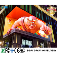 Pantalla LED Gigante 3D para Exteriores con Brillo Automático, Panel de Visualización de Video Brillante para Publicidad, Fácil Instalación, Ligera para Eventos