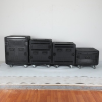 8U 12U 14U 16U  Boîtier de transport en PE rotomoulé pour microphone et équipement audio