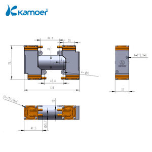 Mini pompa per vuoto ad alta portata Kamoer HLVP8 12V/24V con motore brushless piccola pompa a membrana senza spazzole autoadescante (membrana EPDM) - Product Image 6