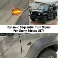 Clignotants séquentiels à LED pour ailes Suzuki Jimny JB64 JB74 3 portes JC74 5 portes 2019-2026, indicateur ambre dynamique