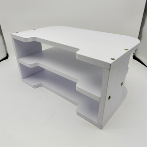 Caja de almacenamiento para enrutador WiFi, estante de almacenamiento de gestión de cables multicapa montado en la pared, estante para enrutador, estantes <span class=keywords><strong>flotantes</strong></span>, estante para decodificador de TV - Product Image 5
