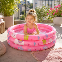 Beliebter Garten-Baby-Badewannenpool in verschiedenen Größen, bedruckter aufblasbarer PVC-Swimmingpool für drinnen und draußen