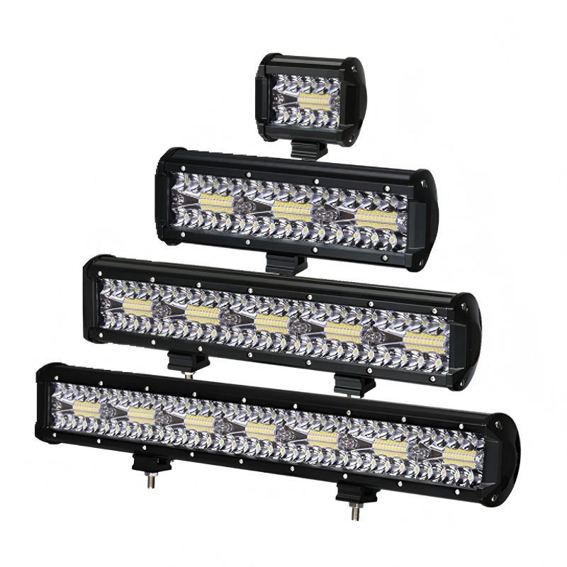 240W 3-Eye LED Work Light Super Bright for Off-Road Trucks Jeeps 4x4 Cars SUVs Bumper Inspection Lamp CE IP67