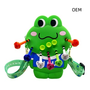 Borsa a sfera a forma di rana con marchio verde resistente accessori per lo stoccaggio di t-shirt da <span class=keywords><strong>Golf</strong></span> e portaoggetti per unghie organizzatore di attrezzature da <span class=keywords><strong>Golf</strong></span> - Product Image 1