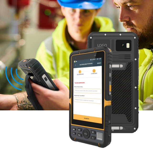 OEM T60 Industrial Rugged Android Tablet PC Computer Scanner Handheld PDA Portable Barcode QR Code Reader Wifi NFC Octa Stock