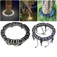 Hug Tree Light Ring Lampe für Palm Tree Aluminium 48W 60W 72W 84W 96W 108W 120W Solar LED Tree Hugging Light