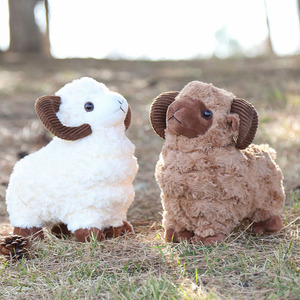 Almohada <span class=keywords><strong>de</strong></span> Peluche Suave <span class=keywords><strong>de</strong></span> <span class=keywords><strong>Alpaca</strong></span>, Muñeco <span class=keywords><strong>de</strong></span> Peluche <span class=keywords><strong>de</strong></span> Cabra con Diseño Creativo <span class=keywords><strong>de</strong></span> Cuernos Curvos, Relleno <span class=keywords><strong>de</strong></span> Algodón PP, Alivia el Estrés, Regalo <span class=keywords><strong>de</strong></span> Cumpleaños - Product Image 1