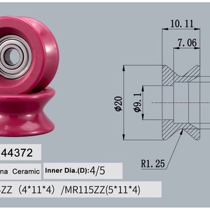 Ruedas Guía de Cerámica Sen Guang 20x10mm para Trefilado, Certificación ISO9001:2008, OEM Disponible, Resistentes al Desgaste, Larga Duración - Product Image 4