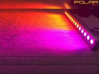 Polarlights 14*15W RGBWAUV 6in1 Barre LED Lumière murale Lavage mural Bande LED pour spectacle de scène Événement