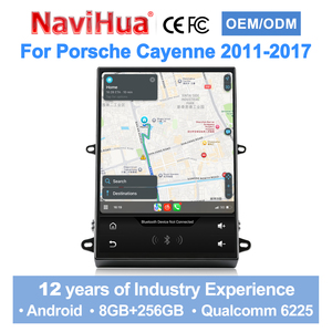 Navihua Car Upgrade Android Car Radio Multimedia Carplay 12.1'' Vertical Screen DSP GPS Head Unit For Porsche Cayenne 2011-2017 - Product Image 2