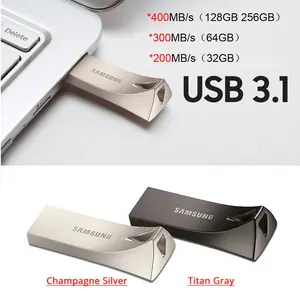 Offres Spéciales Samsung USB 3.1 Mini Pen Drive 16 Go à 256 Go de stockage U Disk Flash Drive avec 32 Go de mémoire intégrée