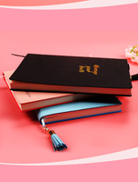 Jurnal Notebook kulit PU Logo kustom pemasok sekolah kantor