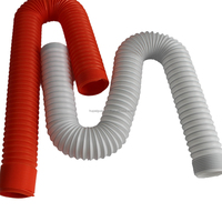 Conduits d'air conditionné flexibles en acier inoxydable de style industriel personnalisés, pièces de systèmes CVC pour usage hospitalier LKESS