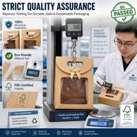 Emballages pour vêtements CSMD : Dossiers en papier kraft recyclé avec fenêtres transparentes et rubans – Accessoires pour chaussettes, pantalons, cadeaux