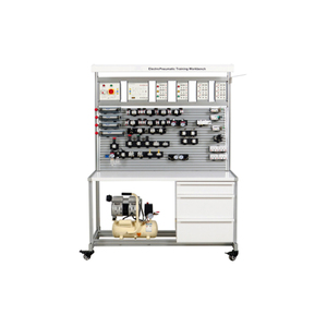 Equipo de Banco de Trabajo Electro-Neumático para Entrenamiento, Kit de Entrenamiento Neumático Educativo para Laboratorio - Product Image 1