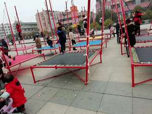 Trampoline à <span class=keywords><strong>bungee</strong></span> pliable pour une personne, <span class=keywords><strong>prix</strong></span> bas, extérieur, avec ressorts, équipement de <span class=keywords><strong>fitness</strong></span> à <span class=keywords><strong>bungee</strong></span> - Product Image 6