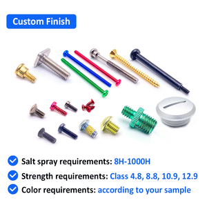 Nhà sản xuất ốc vít Nhà cung cấp tùy chỉnh màu đen chéo phẳng đầu Titan Máy Vít Metric countersunk csk Phillips lớp - Product Image 4