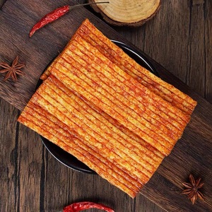 Produit phare de l'usine : Latiao chinois de qualité supérieure, épicé, soufflé, semi-moelleux, en forme de bande de gluten, collation céréalienne 20g - Product Image 1