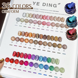 Kit de vernis à ongles magnétique effet œil de chat 36 couleurs ZRKGEL pour salon de manucure, sans TPO ni <span class=keywords><strong>HEMA</strong></span>, longue tenue, ensemble de gel UV - Product Image 2