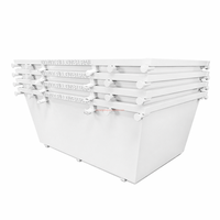 Conteneur à déchets en acier de 2m³ compatible avec les crochets de levage pour petites déchets de construction en Australie