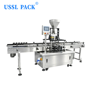 RF-2035 Acier inoxydable pour équipement de remplissage de pots de noix, de graines et de bonbons, <span class=keywords><strong>machine</strong></span> de remplissage automatique linéaire de granulés avec pesage pour bouteilles - Product Image 3