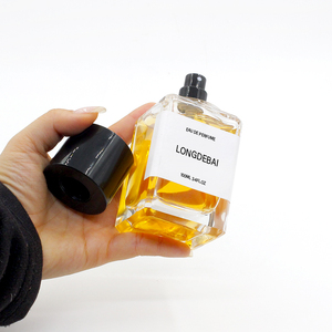 Botella de Perfume Cuadrada al por Mayor con Fondo Grueso para Hombre, 30ml 50ml 100ml, Botella de Vidrio Transparente Vacía con Pulverizador - Product Image 6