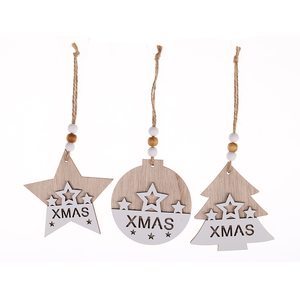 <span class=keywords><strong>Buon</strong></span> <span class=keywords><strong>natale</strong></span> auguri ciondolo legno di cervo albero di <span class=keywords><strong>natale</strong></span> appeso ornamento festa fornitura regalo - Product Image 4
