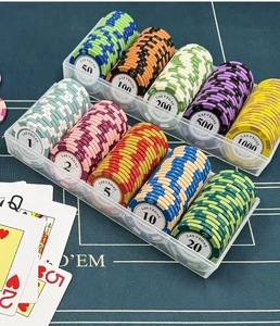 Fichas de Póker de Arcilla de Alta Calidad, Estilo Las Vegas, para Juegos de Mesa y Actividades de Entretenimiento - Product Image 6